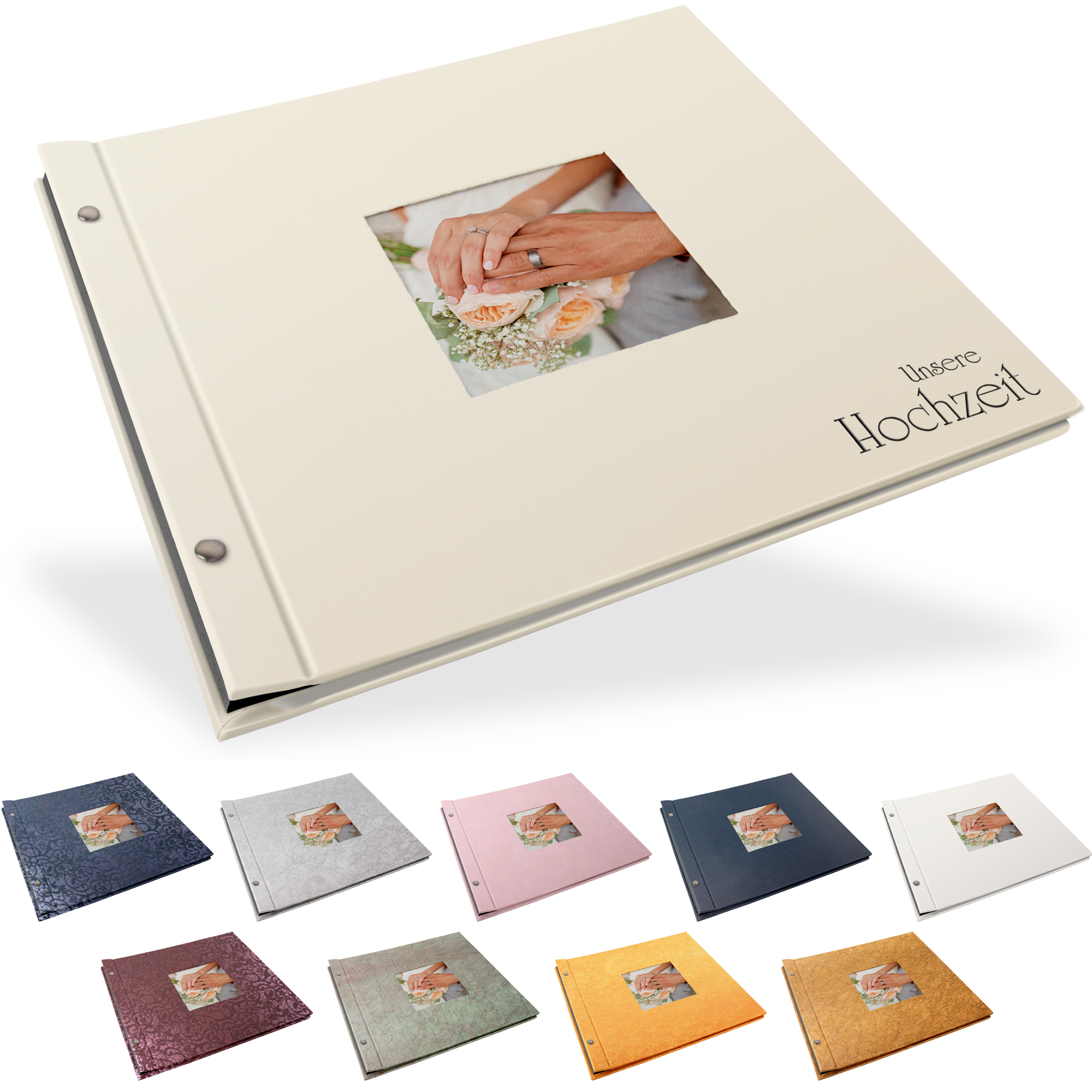 TLD-LS-3431-PARE Portraitalbum Trend-Line, Format 34 x 31 cm, mit Bildausschnitt, Schwarz Portraitalbum Trend-Line, Format 34 x 31 cm, mit Bildausschnitt, Schwarz