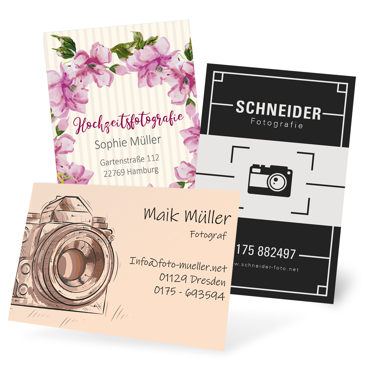 Visitenkarten online gestalten!