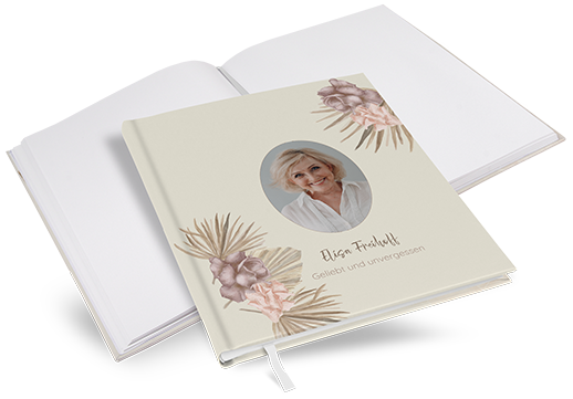 Kondolenzbuch -  Boho Minimal