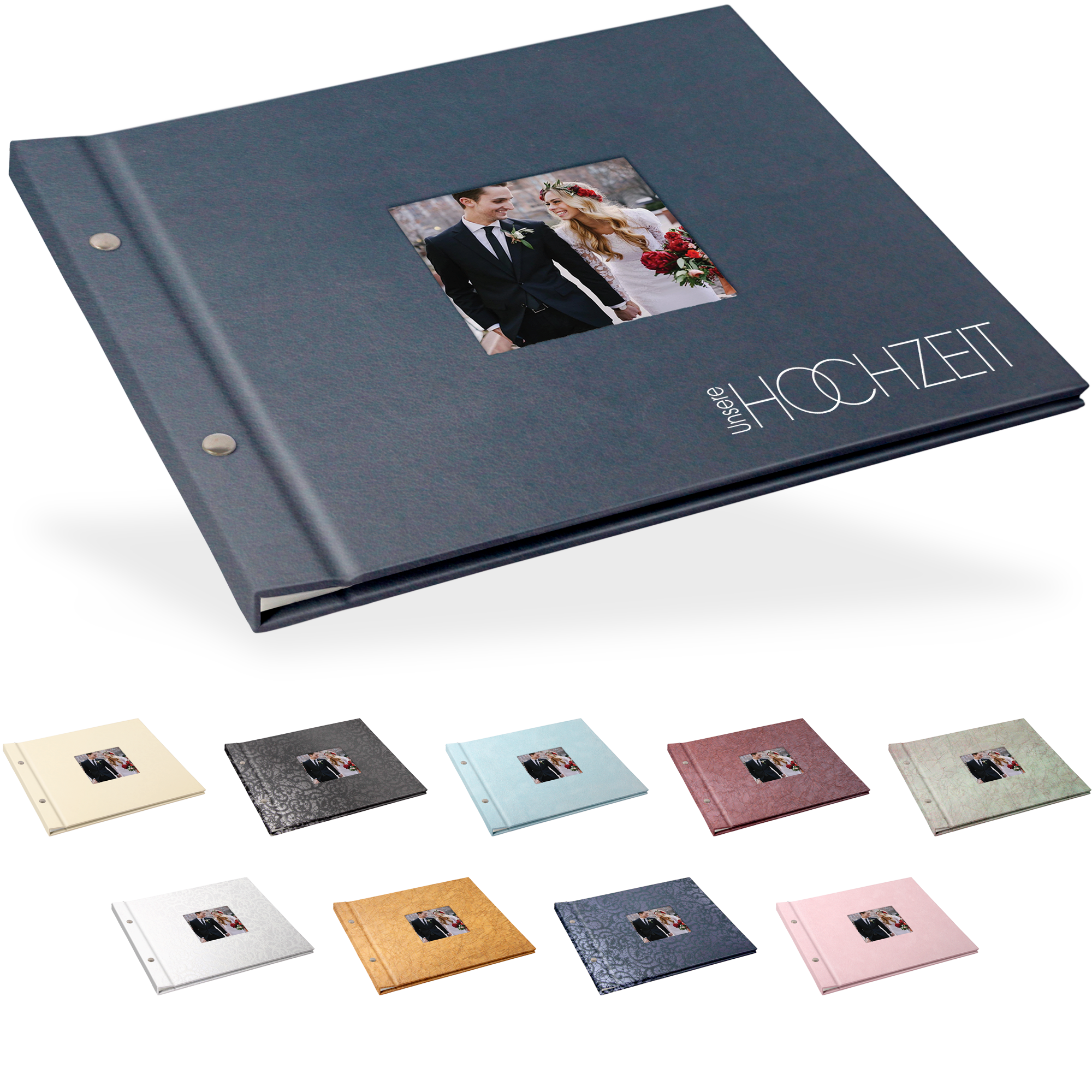 TAD-LW-2924-S Portraitalbum Comfort-Line 29 x 24 cm, Weiß, mit Bildausschnitt Portraitalbum Comfort-Line 29 x 24 cm, Weiß, mit Bildausschnitt