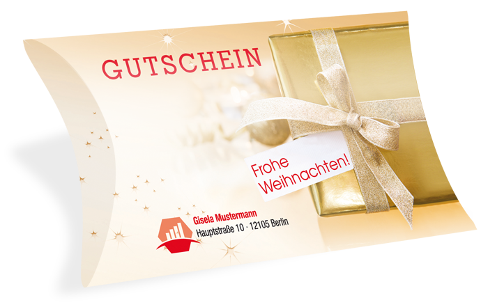 Gutscheinkarte Etui "golden wonder" individuell Gutscheinkarte Etui "golden wonder" individuell