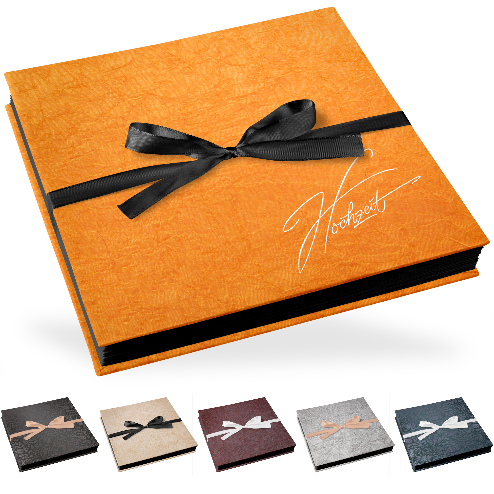 Leporello-Mappe 21,5 x 21,5 cm, Leinen Schwarz, für Bildformate 13 x 18 cm, ohne Fensterstanzung Leporello-Mappe 21,5 x 21,5 cm, Leinen Schwarz, für Bildformate 13 x 18 cm, ohne Fensterstanzung