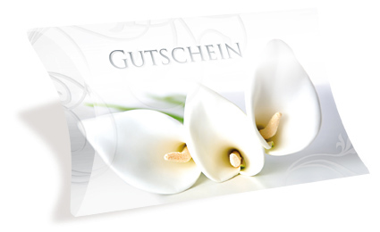 1232010200 Gutscheinkarte Etui "calla" Gutscheinkarte Etui "calla"