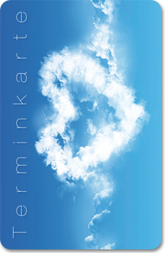 1204010231 Terminkarte "Wolkenherz" Terminkarte "Wolkenherz"