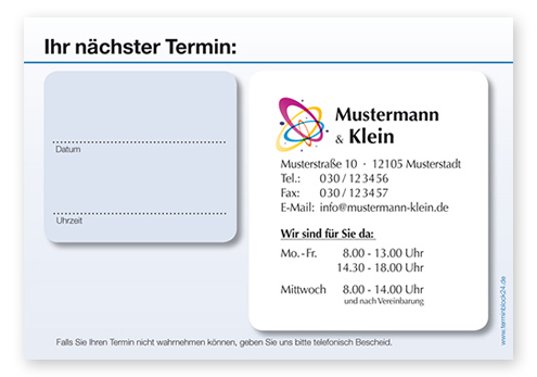 Termin-Haftzettel Classic #4