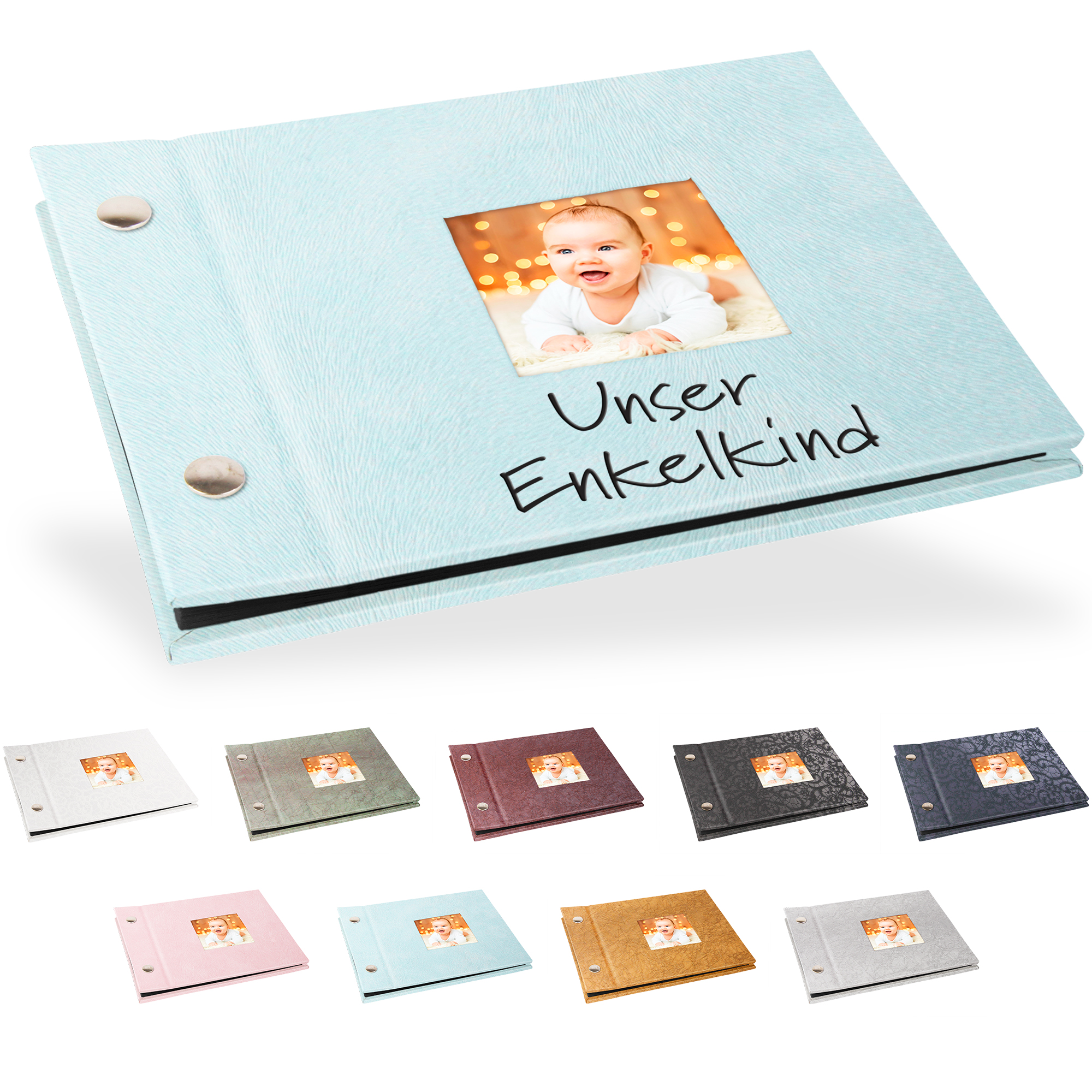 TLD-LS-1313 Portraitalbum Trend-Line, Format 16 x 13 cm, mit Bildausschnitt, Schwarz Portraitalbum Trend-Line, Format 16 x 13 cm, mit Bildausschnitt, Schwarz