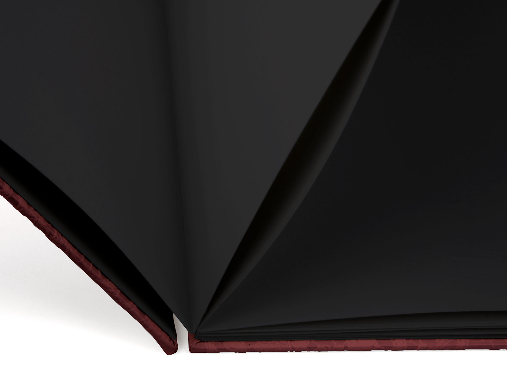 Leporello-Mappe 21,5 x 21,5 cm, Leinen Schwarz, für Bildformate 13 x 18 cm, ohne Fensterstanzung Leporello-Mappe 21,5 x 21,5 cm, Leinen Schwarz, für Bildformate 13 x 18 cm, ohne Fensterstanzung
