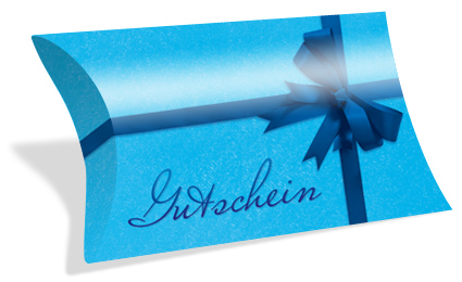 1232010183 Gutscheinkarte Etui "blue surprise" Gutscheinkarte Etui "blue surprise"