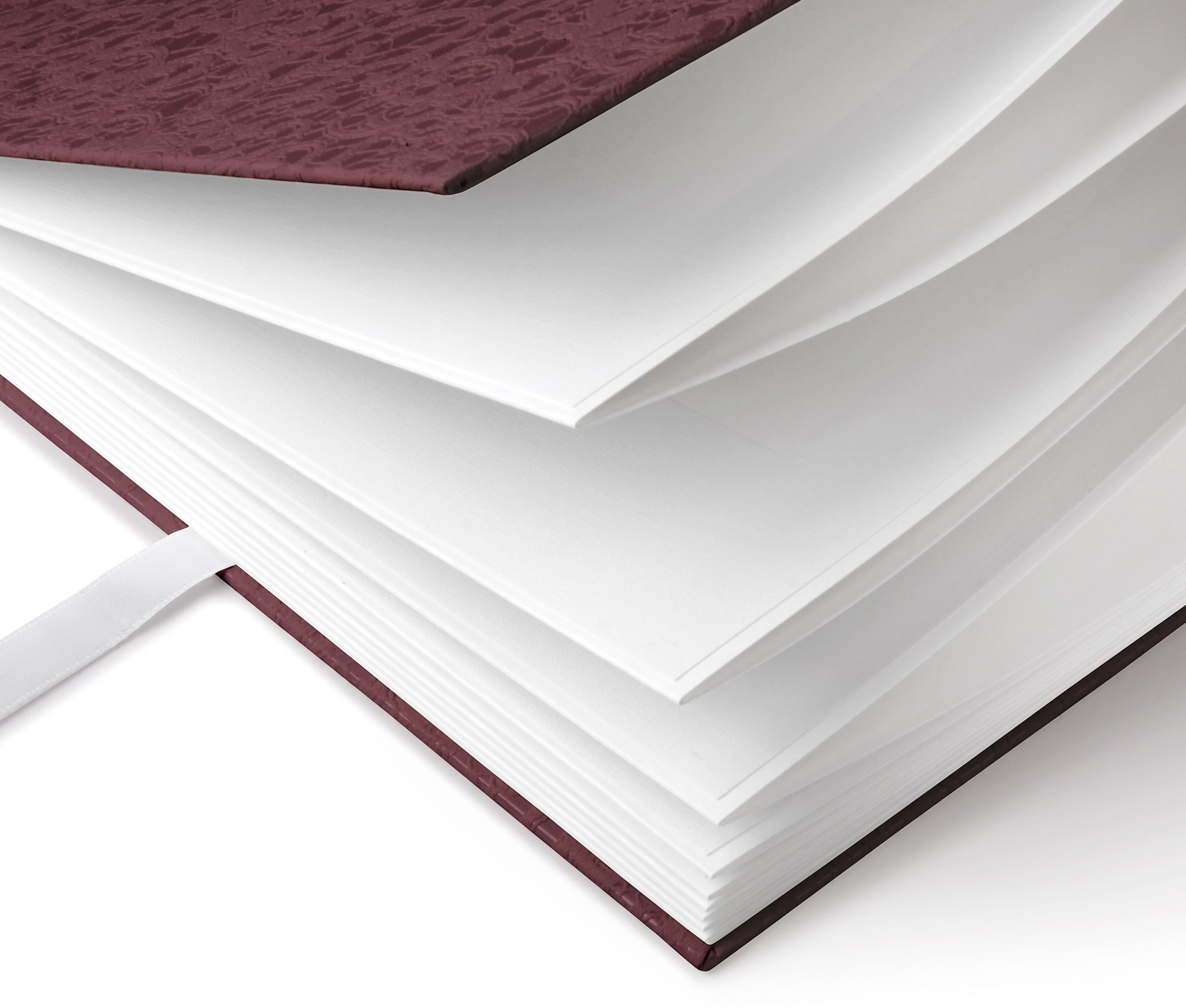 Leporello-Mappe 19 x 25 cm, mit Bildausschnitt, Weiß Leporello-Mappe 19 x 25 cm, mit Bildausschnitt, Weiß