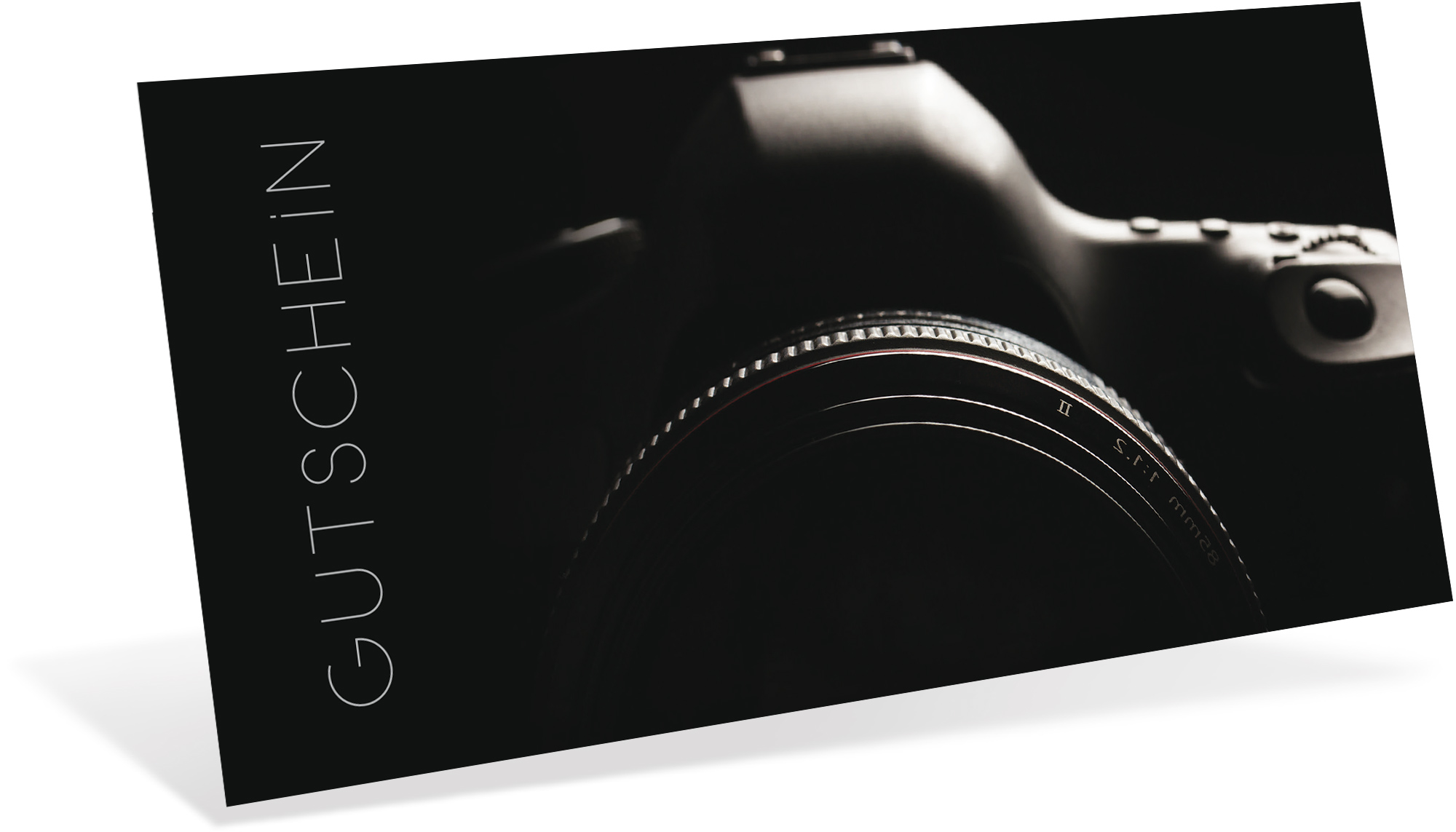 Gutscheinkarte Classic "Camera"