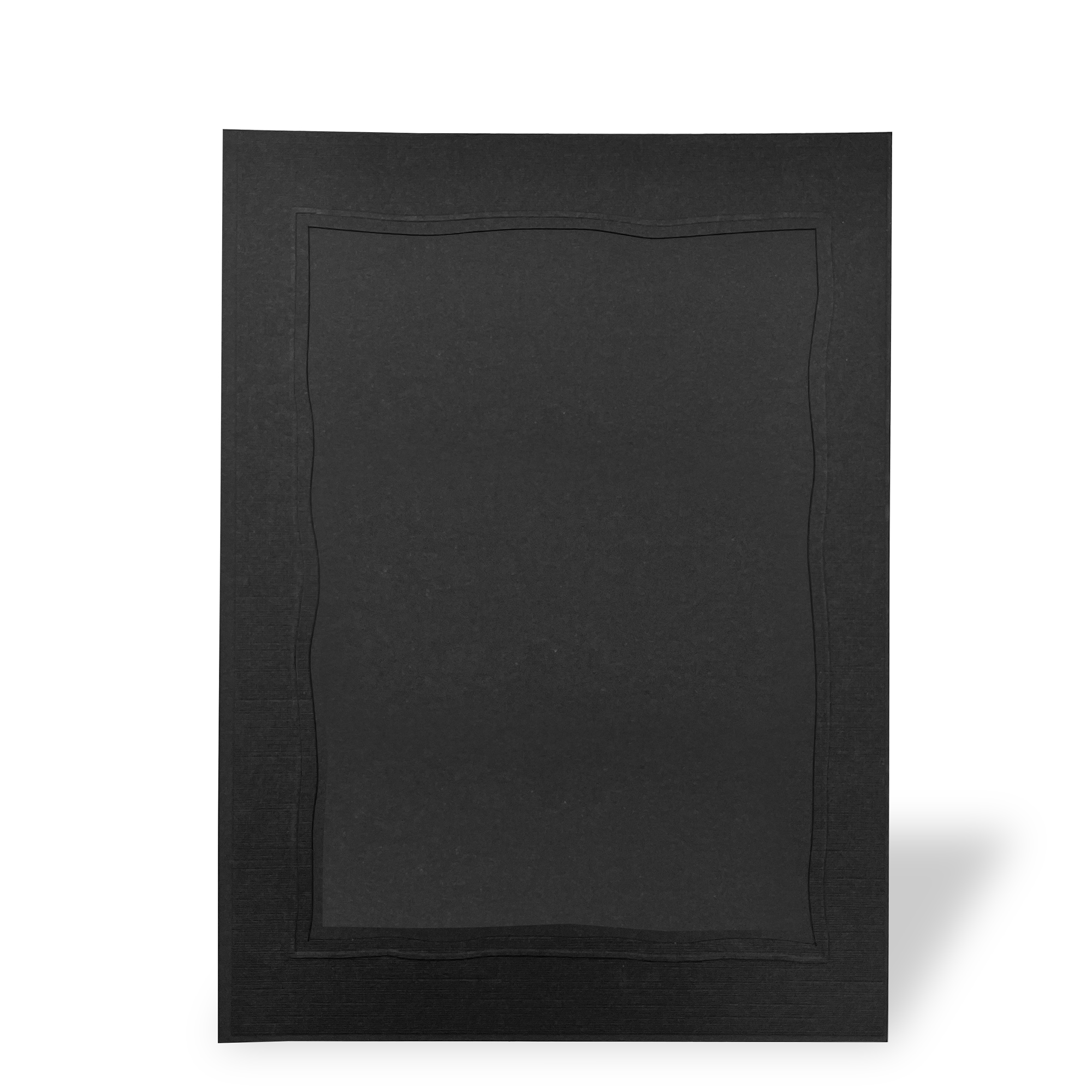 Endlosleporello Leinen schwarz Nostaligie