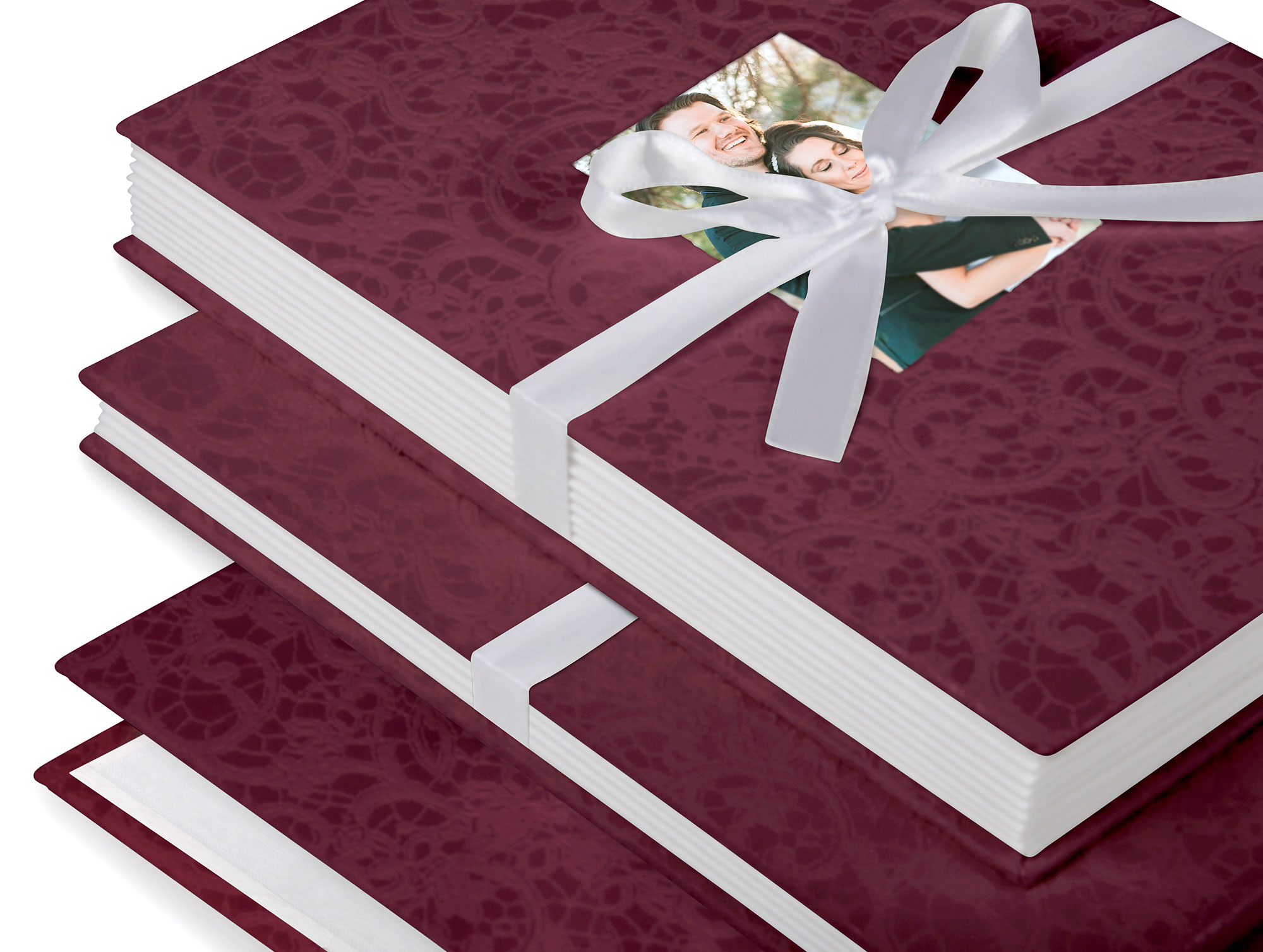 Leporello-Mappe 21,5 x 21,5 cm, Leinen Weiß, für Bildformate 13 x 18 cm, mit Fensterstanzung Leporello-Mappe 21,5 x 21,5 cm, Leinen Weiß, für Bildformate 13 x 18 cm, mit Fensterstanzung