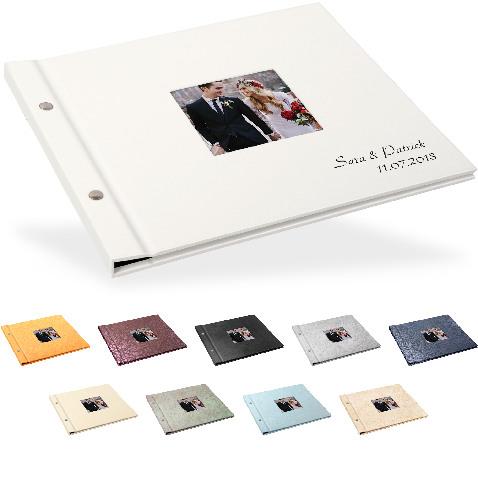 TAD-LS-2924-S Portraitalbum Comfort-Line 29 x 24 cm, Schwarz, mit Bildausschnitt Portraitalbum Comfort-Line 29 x 24 cm, Schwarz, mit Bildausschnitt