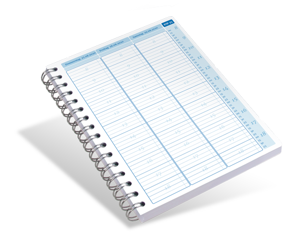 Terminplaner Single A5 für 2026