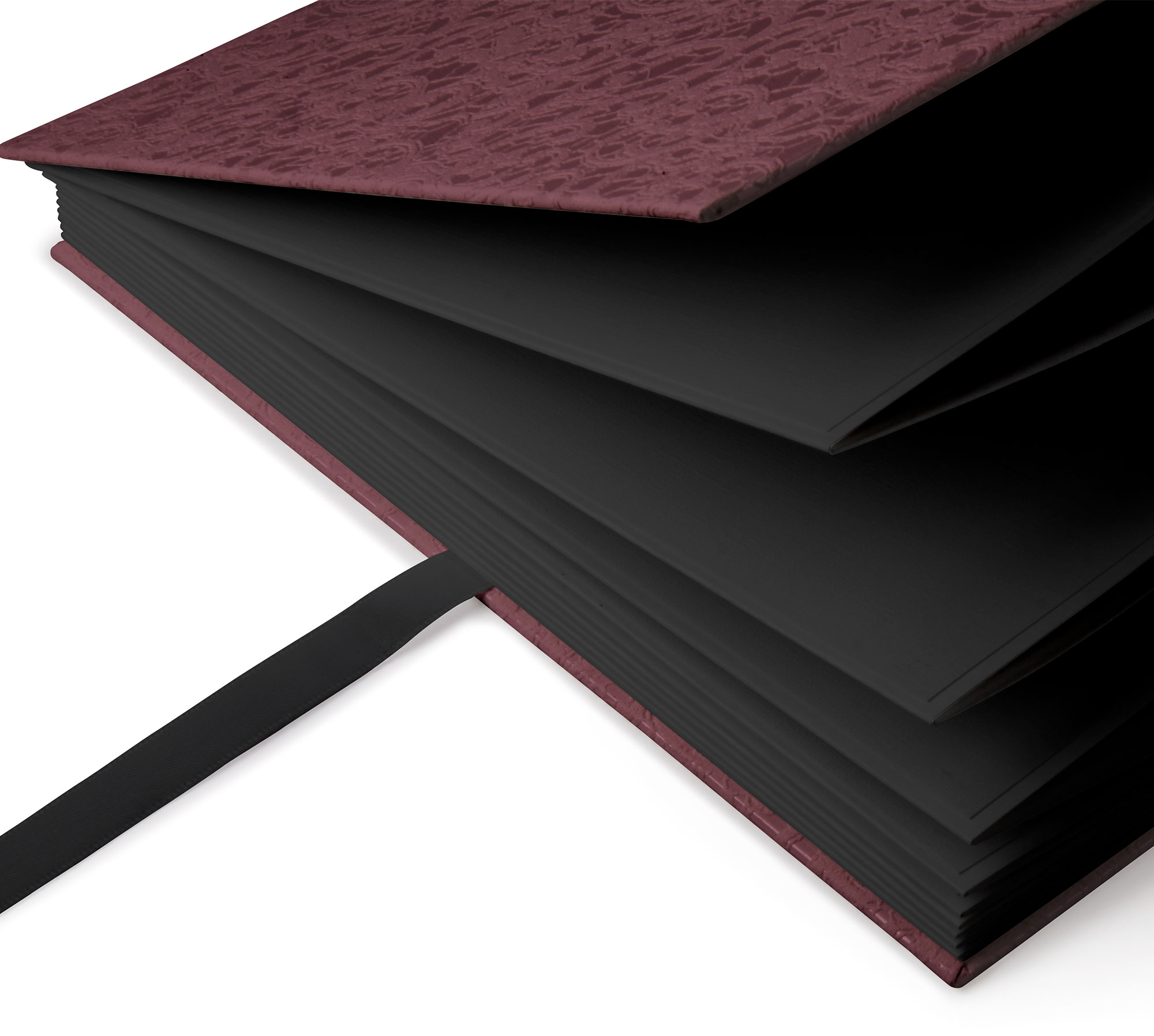 Leporello-Mappe 16 x 21,5 cm, Leinen Schwarz, für Bildformate 13 x 18 cm, mit Fensterstanzung Leporello-Mappe 16 x 21,5 cm, Leinen Schwarz, für Bildformate 13 x 18 cm, mit Fensterstanzung