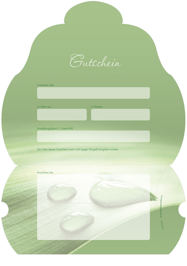 Gutscheinkarte Etui "Tropenduft" Gutscheinkarte Etui "Tropenduft"