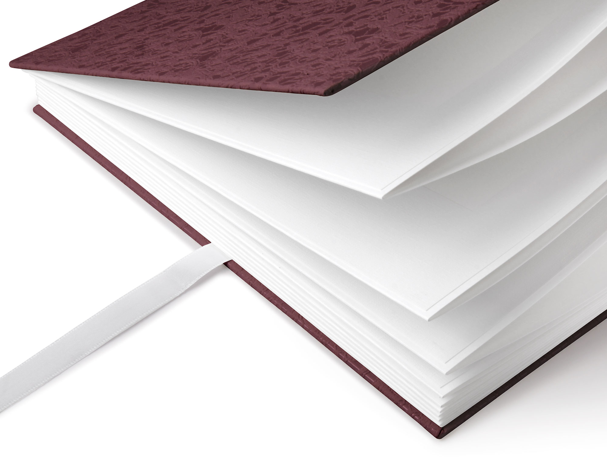 Leporello-Mappe 25 x 25 cm, ohne Bildausschnitt, Weiß Leporello-Mappe 25 x 25 cm, ohne Bildausschnitt, Weiß