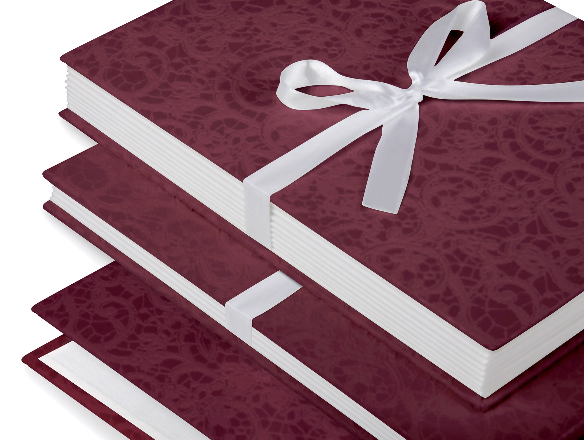 Leporello-Mappe 25 x 25 cm, ohne Bildausschnitt, Weiß Leporello-Mappe 25 x 25 cm, ohne Bildausschnitt, Weiß