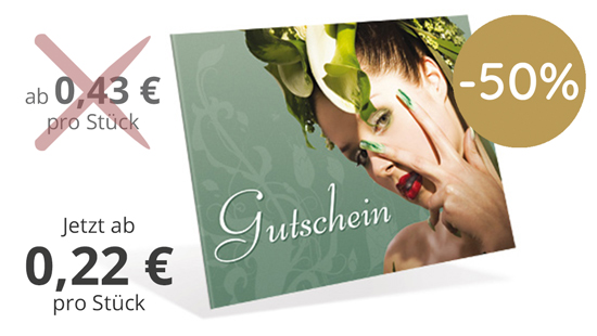 Gutschein-Klappkarten "exotic beauty"