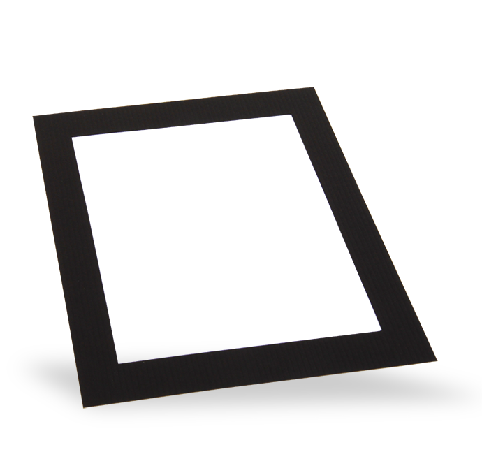 Endlosleporello Leinen Weiß / Leinen Schwarz blanko für Bilder 10 x 15 cm (14,6 x 19,4 cm)